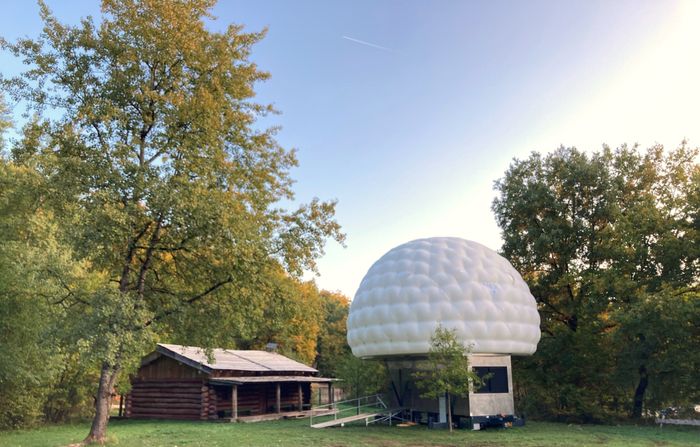 Der Pump it Up! aufgebaut im Ellergronn