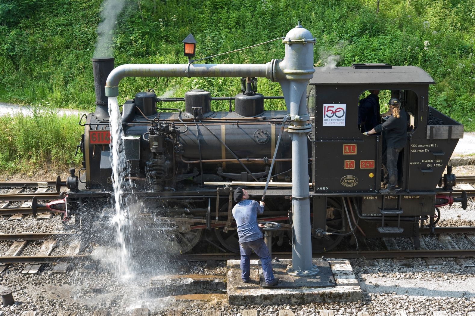 Historical steam train "Train 1900"
