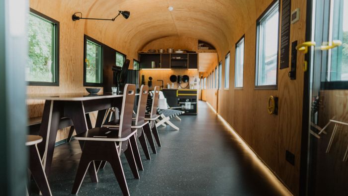 The shared space interior of the Wagon