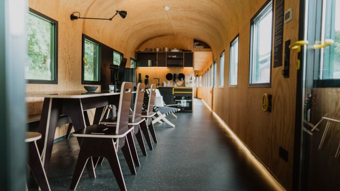The shared space interior of the Wagon