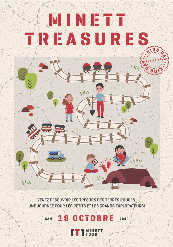 Ein Promoflyer für das Minett Treasures event