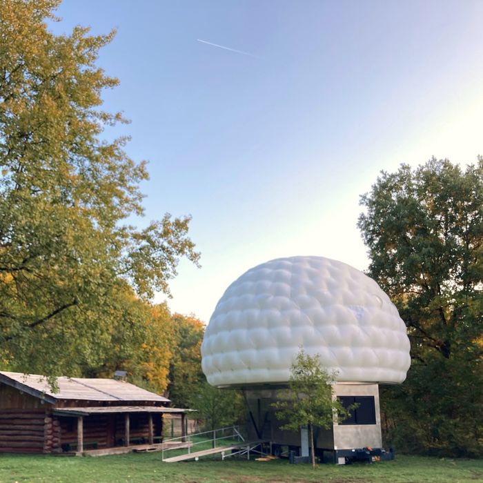 Der Pump it Up! aufgebaut im Ellergronn