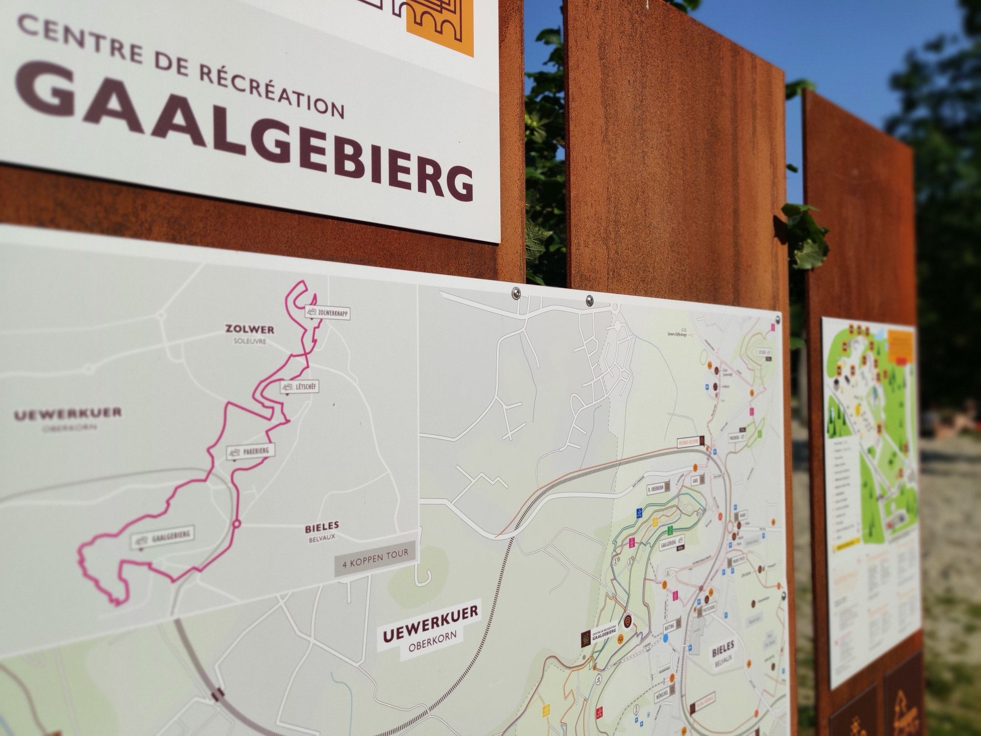 Auto-Pédestre Wanderweg Belvaux